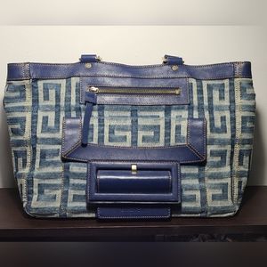 Authentic Denim Print Givenchy Tote Bag